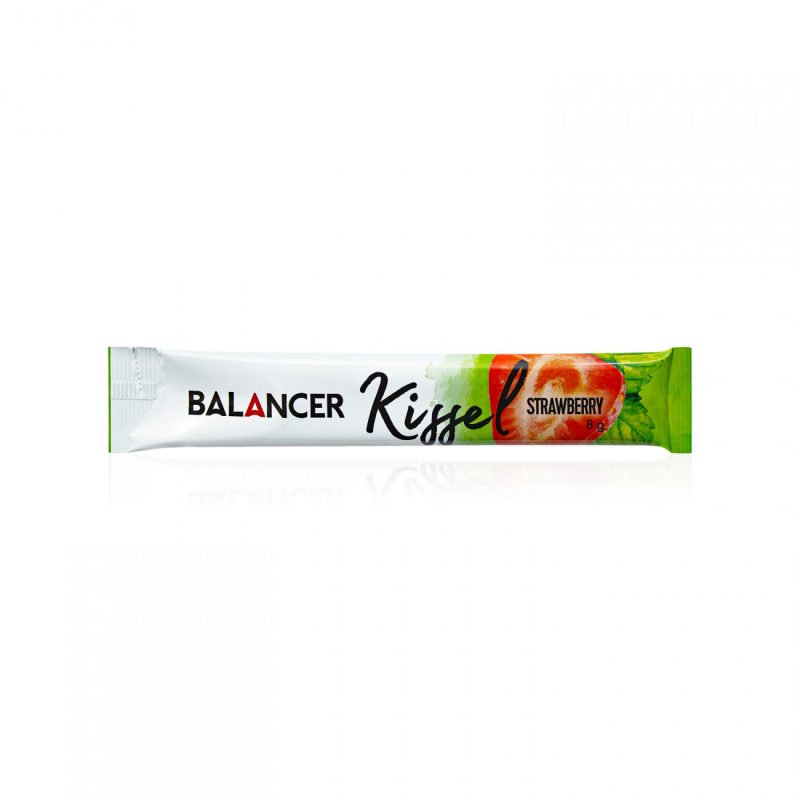 Альгинатный кисель BALANCER Kissel со вкусом «Клубника», 10 стиков